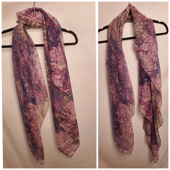 NEW! Beautiful Lightweight Abstract Swirl Scarf ~ Choose Your Color - Picture 6 of 13